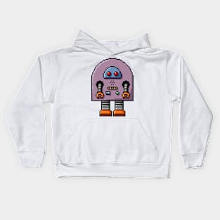 Pixel Robot 149 Kids Hoodie